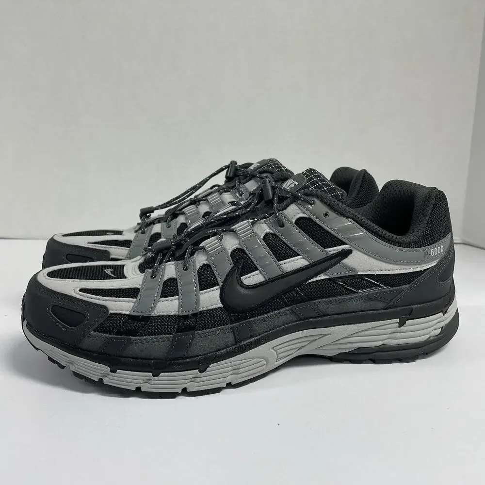 Nike P-6000 Premium Anthracite Smoke Grey HQ3818 001 Size 10 Men Mesh Running